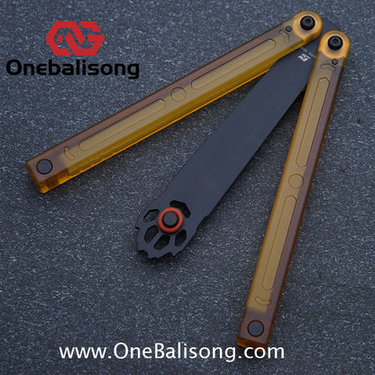 ARMED SHARK Fox Squid Balisong Plastic Training Outdoor Safe EDC