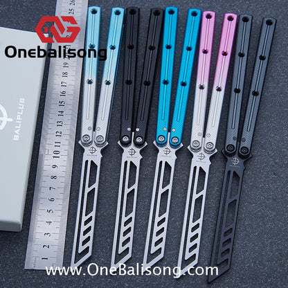 baliplus 7075 kraken trainer Side slot version v3 clone Aluminum alloy handle stainless steel blade Bushing