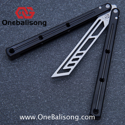 baliplus 7075 kraken trainer Side slot version v3 clone Aluminum alloy handle stainless steel blade Bushing