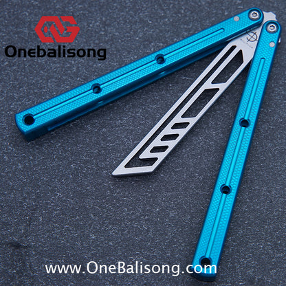 baliplus 7075 kraken trainer Side slot version v3 clone Aluminum alloy handle stainless steel blade Bushing