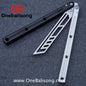 baliplus 7075 kraken trainer Side slot version v3 clone Aluminum alloy handle stainless steel blade Bushing