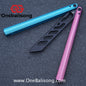 Armed Shark Pacific Ocean Balisong 7075 Aluminum Alloy Handle 5Cr15 Stainless Steel Trainer Blade