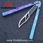 H-air YanBieGu V2 Balisong Seven Series Aluminum Alloy Handle Stainless Steel Blade Bushings