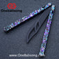 H-air YanBieGu V2 Balisong Seven Series Aluminum Alloy Handle Stainless Steel Blade Bushings