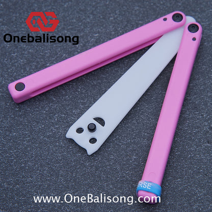 APOCALYPSE TIANQI Squid V2/V3 Balisong Plastic Training Blade Outdoor Safe EDC