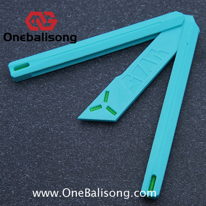 Soar Inaction Balisong Outdoor Fancy Plastic Safe EDC Trainer