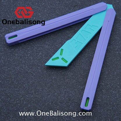 Soar Inaction Balisong Outdoor Fancy Plastic Safe EDC Trainer