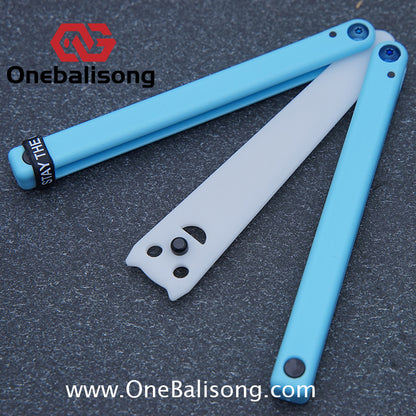 APOCALYPSE TIANQI Squid V2/V3 Balisong Plastic Training Blade Outdoor Safe EDC