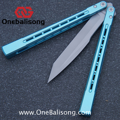 Asgard Bunny Aluminum Rabbit Balisong Aluminum Alloy Handle Stainless Steel Bushing