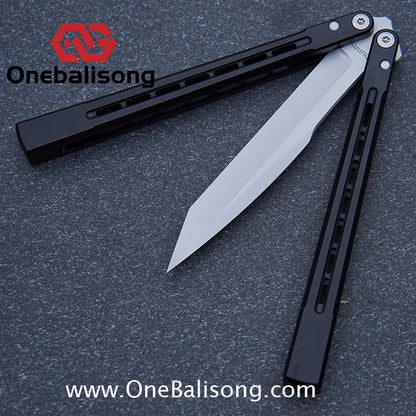 Asgard Bunny Aluminum Rabbit Balisong Aluminum Alloy Handle Stainless Steel Bushing