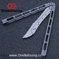 ARMED SHARK Prism Balisong Clone 5CR15 Stainless Steel Handle Stainless Steel Blade Bushings