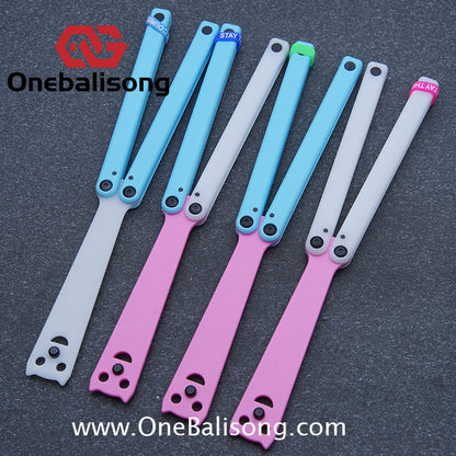 APOCALYPSE TIANQI Squid V2/V3 Balisong Plastic Training Blade Outdoor Safe EDC