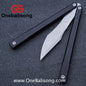 Asgard Master Balisong Aluminum Alloy Handle Stainless Steel Sandwich Structure Bushing