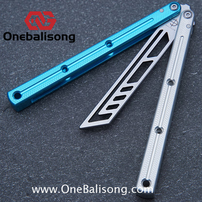baliplus 7075 kraken trainer Side slot version v3 clone Aluminum alloy handle stainless steel blade Bushing