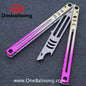 ARMED SHARK Steel Madko Balisong Clone 3cr13 Stainless Steel Handle Stainless Steel Blade Bushings