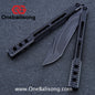 Baliplus Orca V2 Balisong Clone Flying Butterfly Clone Titanium Alloy Handle Stainless Steel Blade