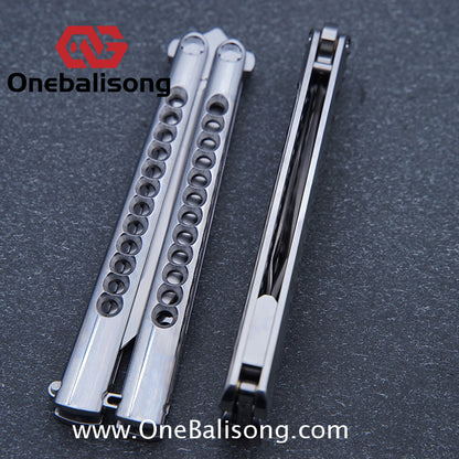 Roar Santiago Clone Stainless Steel Sandwich Handle Stainless Steel Blade Bearing Structure