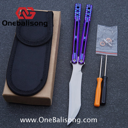 theone JK orca  killer whale clone Titanium alloy-handle stainless steel blade