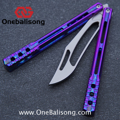 theone JK orca  killer whale clone Titanium alloy-handle stainless steel blade