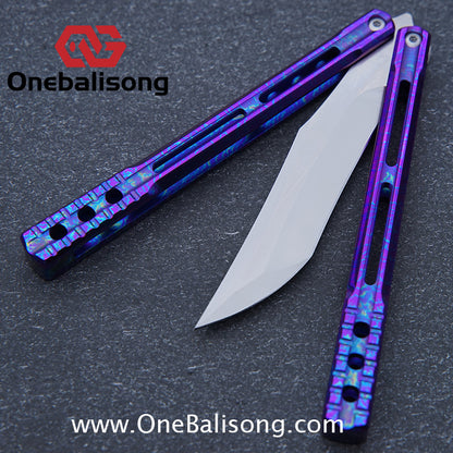 theone JK orca  killer whale clone Titanium alloy-handle stainless steel blade