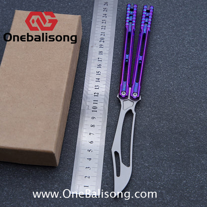 theone JK orca  killer whale clone Titanium alloy-handle stainless steel blade