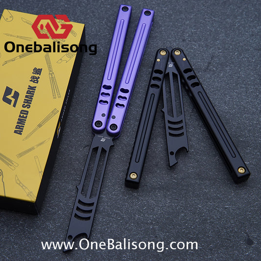ARMED SHARK V5 Mako Clone Aluminum alloy handle stainless steel Trainer blade One-piece structure Bushing