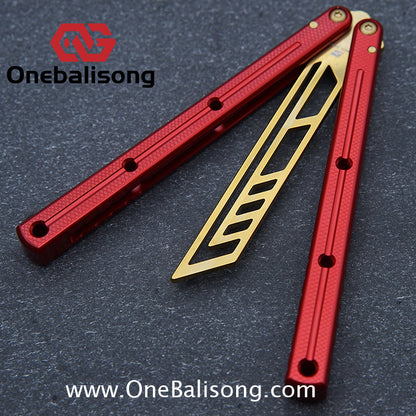 ARMED SHARK kraken v3 clone 7075 Seven series aluminum alloy handle stainless steel Trainer blade Bushings