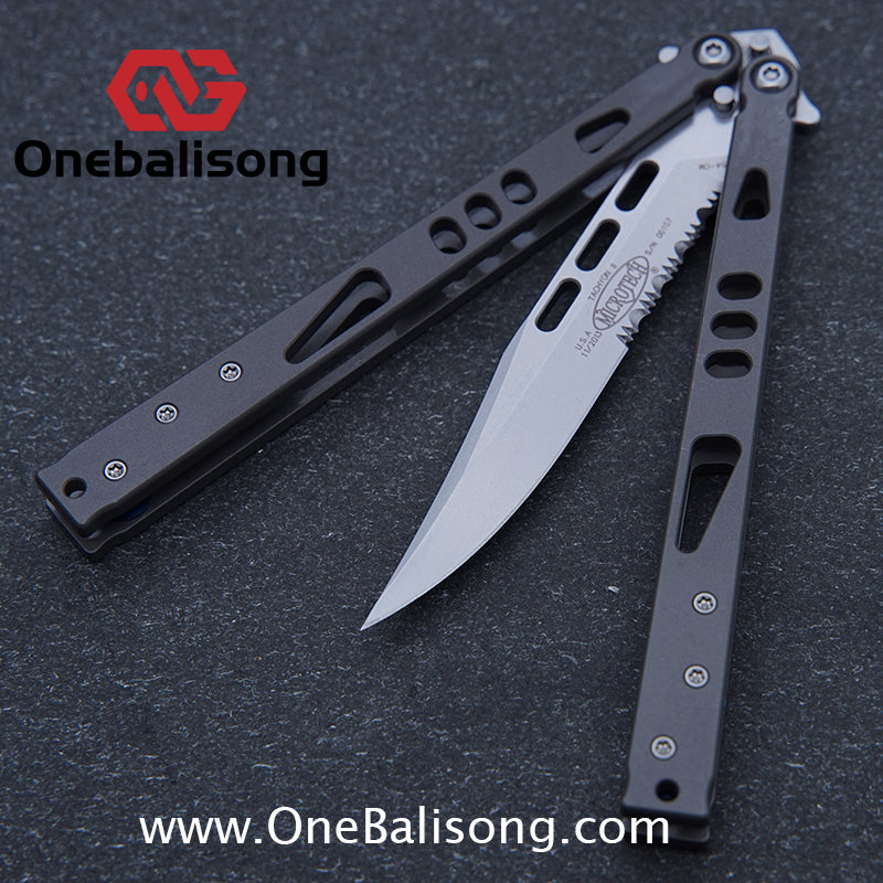 Baliplus Particle Balisong Clone TC4 Titanium Alloy Handle VG10 Stainless Steel Blade