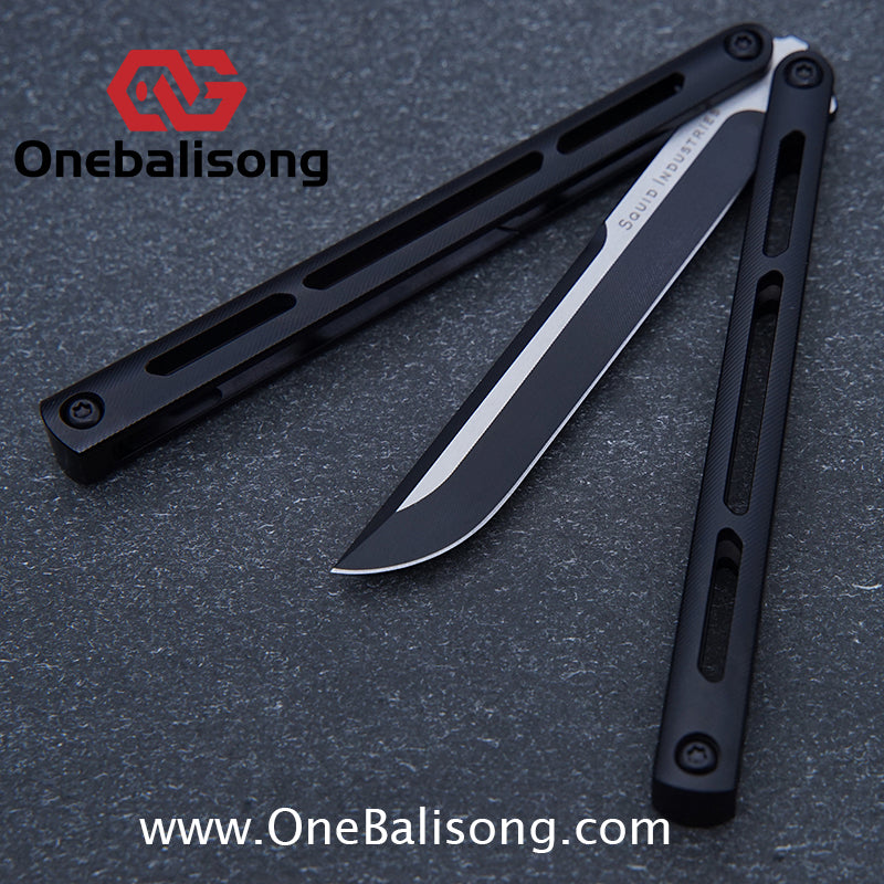 Baliplus Tsunami V4 Balisong Clone TC4 Titanium Alloy Handle VG10 Live blade Bushing