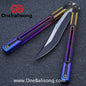 RAD Cygnus V2 Genuine Balisong Titanium-6AL-4V Handle CPM-S35VN Stainless Steel Live Blade Bushing