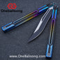 RAD Cygnus V2 Genuine Balisong Titanium-6AL-4V Handle CPM-S35VN Stainless Steel Live Blade Bushing