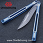 RAD Cygnus V2 Genuine Balisong Titanium-6AL-4V Handle CPM-S35VN Stainless Steel Live Blade Bushing