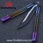 RAD Cygnus V2 Genuine Balisong Titanium-6AL-4V Handle CPM-S35VN Stainless Steel Live Blade Bushing