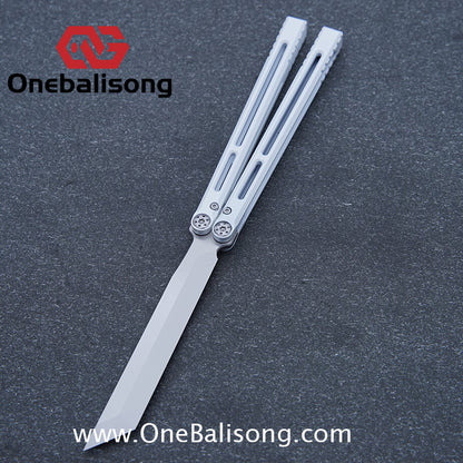 APOCALYPSE TIANQI Telesto Balisong Titanium Alloy Handle+VG10 Stainless Steel Blade Bushing