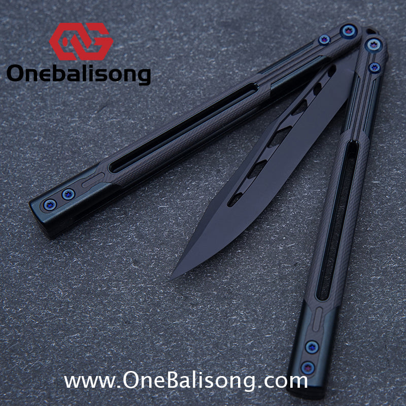 APOCALYPSE TIANQI Cygnus Clone v3.5 Blue screw 7075 Aluminum alloy handle bushing stainless steel blade