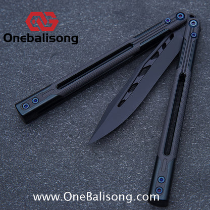 APOCALYPSE TIANQI Cygnus Clone v3.5 Blue screw 7075 Aluminum alloy handle bushing stainless steel blade