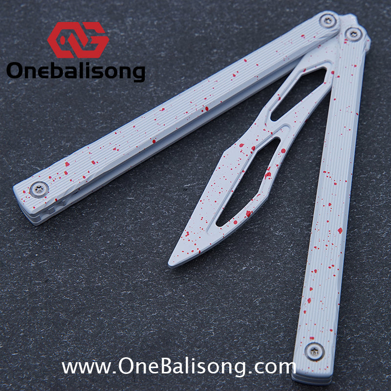 Asgard Master Balisong Aluminum Alloy Handle Stainless Steel Sandwich Structure Bushing