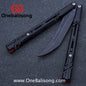 Once Mouse Balisong 7075 Aluminum Alloy Splicing Handle Stainless Steel Blade Bushings