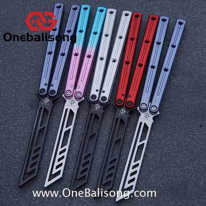 baliplus 7075 kraken trainer Side slot version v3 clone Aluminum alloy handle stainless steel blade Bushing
