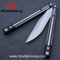 TITUS Orion Clone Balisong Aluminum Alloy Handle Stainless Steel Fake Blade Bushing