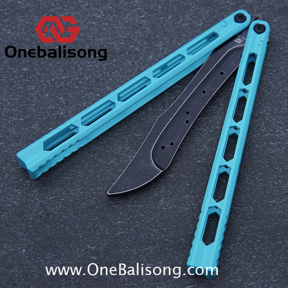 ARMED SHARK Prism Balisong Clone 5CR15 Stainless Steel Handle Stainless Steel Blade Bushings
