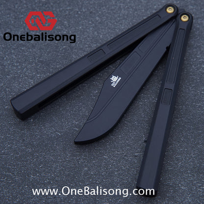 TOA Charon Balisong Plastic Trainer Outdoor Safe EDC Practice Knife Fancy Folding Knife