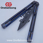 RAD Cygnus V2 Genuine Balisong Titanium-6AL-4V Handle CPM-S35VN Stainless Steel Live Blade Bushing