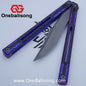 RAD Cygnus V2 Genuine Balisong Titanium-6AL-4V Handle CPM-S35VN Stainless Steel Live Blade Bushing