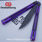 RAD Cygnus V2 Genuine Balisong Titanium-6AL-4V Handle CPM-S35VN Stainless Steel Live Blade Bushing