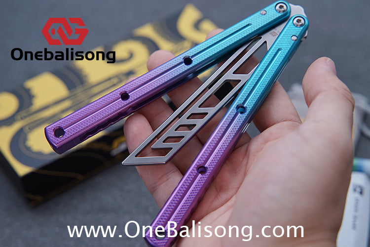 ARMED SHARK kraken v3 clone Seven series aluminum alloy handle stainless steel Trainer blade Bushings