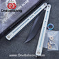 Fixedstarknife Shinyou Original Balisong TC4 Titanium Lining+G10 Patch Handle 440C Stainless Steel Blade
