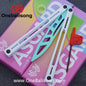Asgard Steel Cygnus Balisong ABS Patch/Coating/Stainless Steel Handle Stainless Steel Blade Bushings