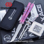 Maxace Banshee Balisong G10/PEI Patch Handle 10Cr15CoMoV Stone Washing Blade Bushing