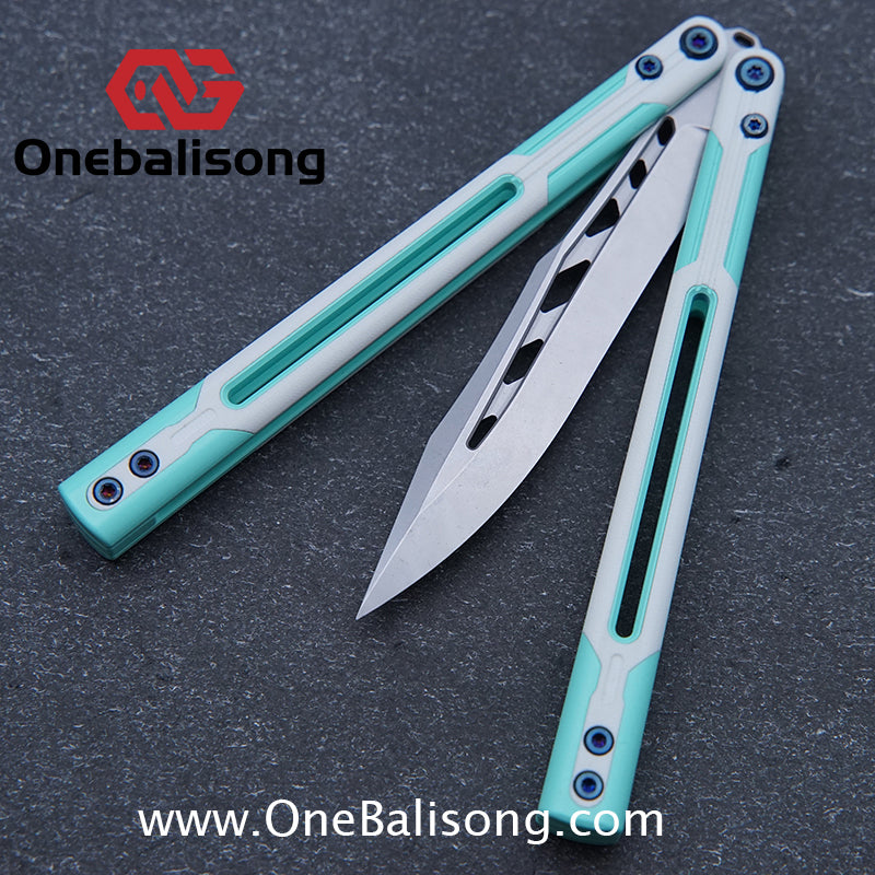 APOCALYPSE TIANQI Cygnus Clone v3.5 Blue screw 7075 Aluminum alloy handle bushing stainless steel blade